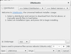 unetbootin main windos